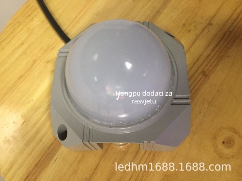 Vanjsko vodootporno kućište lampe, lampica s križastom zvijezdom, kutni zidni spot, dodatak za zidnu lampu na prozorskom pragu