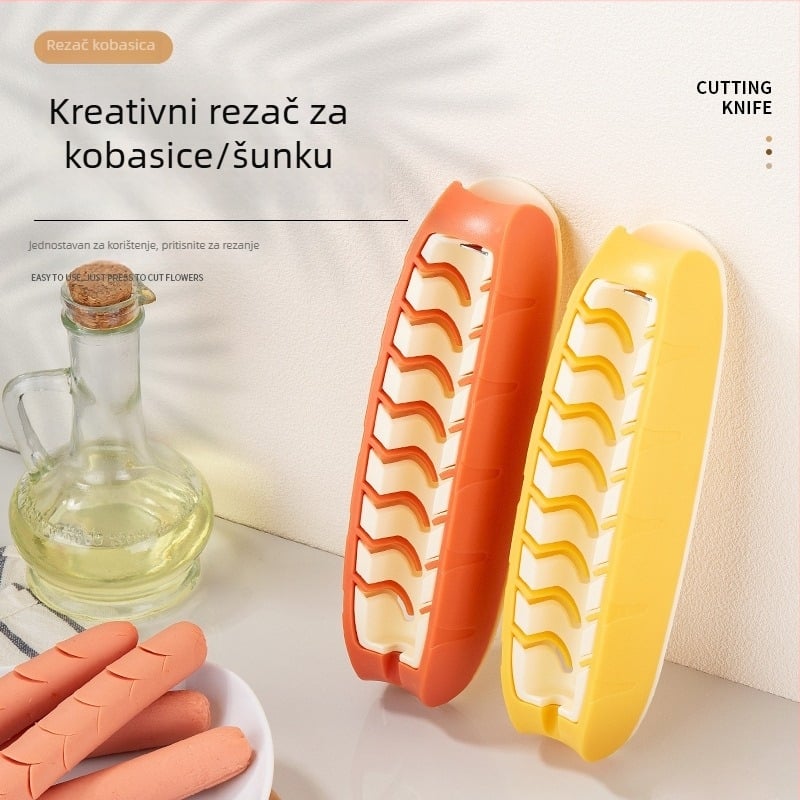 Višenamjenski rezač kobasica i alat za nabijanje ražnjića — integrirani stroj za roštilj, kućna kuhinja