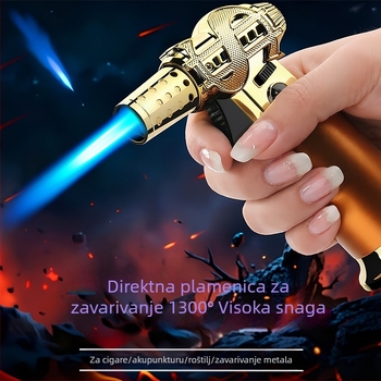 Prijenosni plinski plamenik za roštilj na otvorenom, visokotemperaturna zapaljiva za cigare i moksibuziju