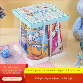 Set kutija za poklon snackova za Dan djece – prazna kutija za tortu i kutije za slatkiše