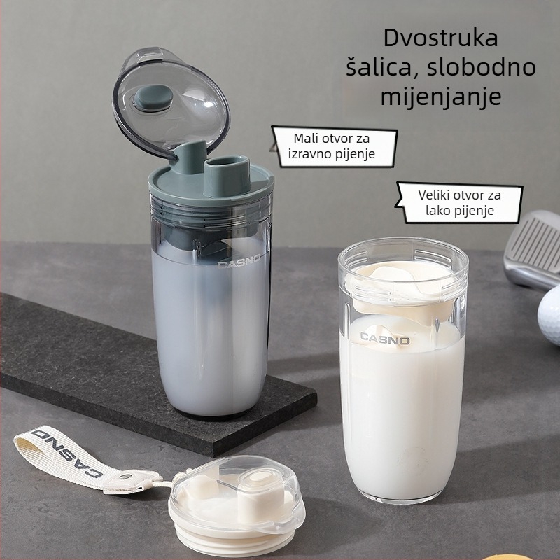 Shaker za proteine za fitness, 2026 novi model, prijenosni, otporni na visoke temperature, kuglica za miješanje prehrambene klase