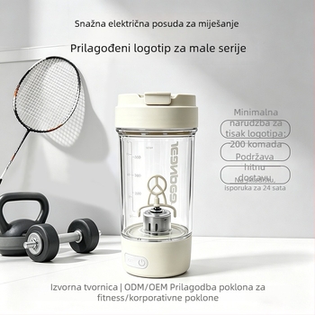 Potpuno automatska miješajuća šalica, prijenosni električni shaker, 600 ml za protein u prahu.