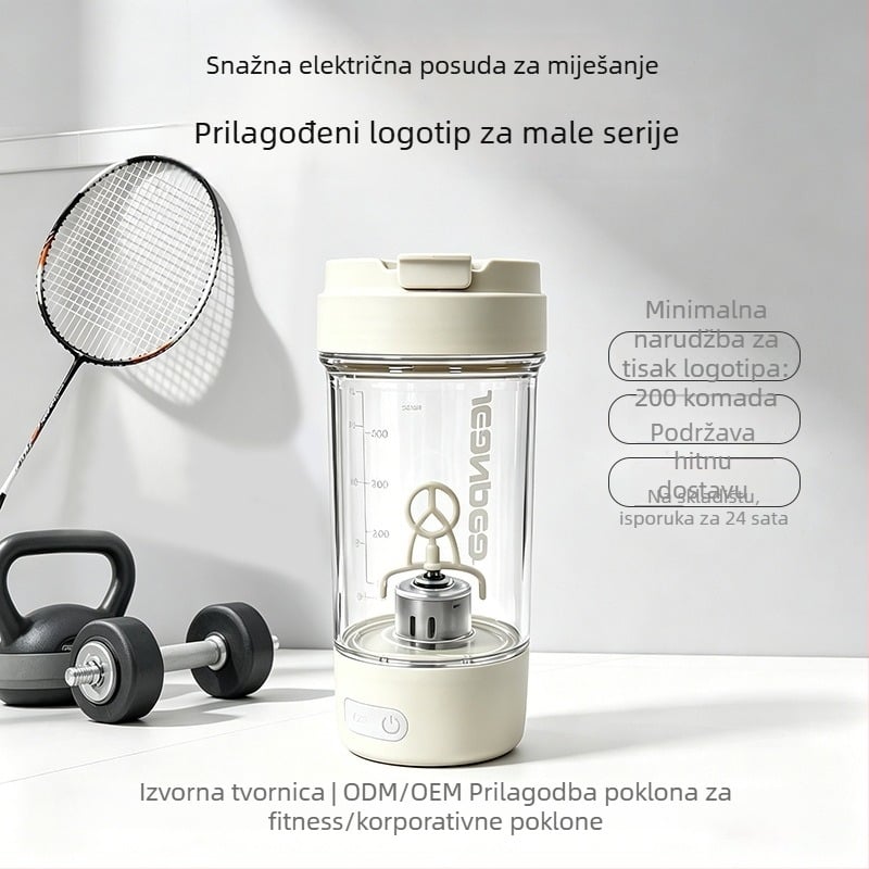 Potpuno automatska miješajuća šalica, prijenosni električni shaker, 600 ml za protein u prahu.