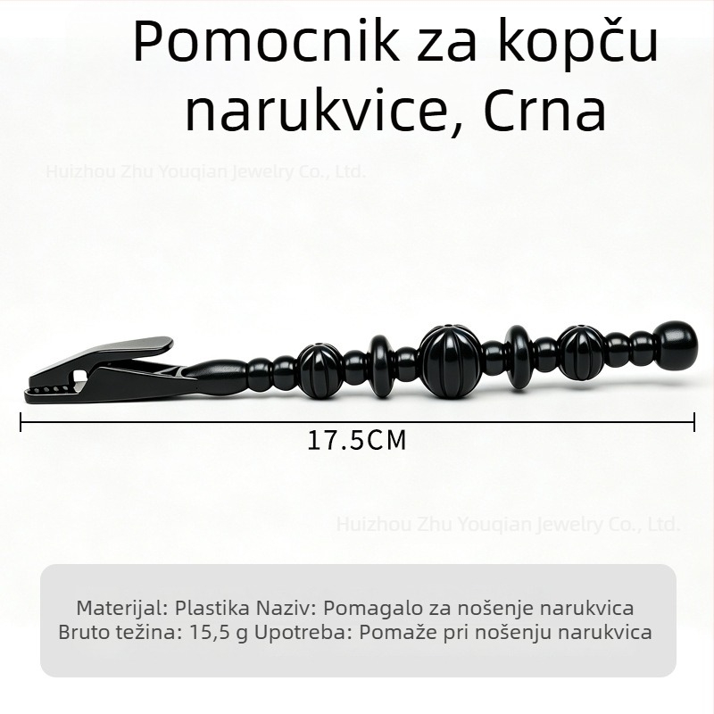 Pomoćna kopča za narukvicu s aligator klipsom za jednostavno oblačenje, alat za nakit