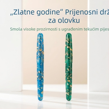 Držač olovke od smole sa navojnim spremnikom i poklopcem