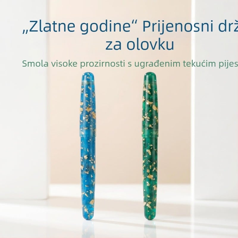 Držač olovke od smole sa navojnim spremnikom i poklopcem