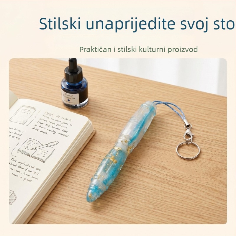 Držač olovke od smole sa navojnim spremnikom i poklopcem