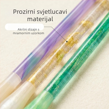 Prozirne boje akrilne perle, držač četke za kaligrafiju, alati za kaligrafiju i kulturno-kreativni dodaci