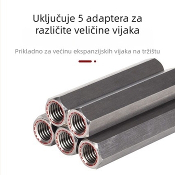 Alat treće generacije za uklanjanje ekspanzijskih vijaka na vratima protiv krađe u betonskim zidovima