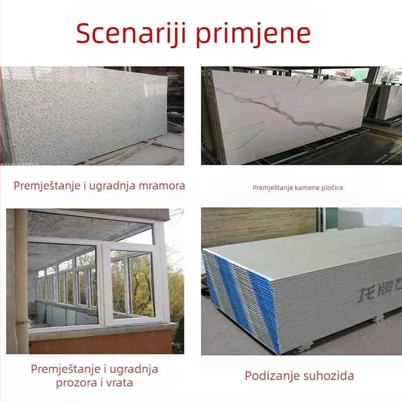 Novi višenamjenski alat za podizanje ploča za mramor, staklo, kamene ploče i keramičke pločice, vrata i prozore