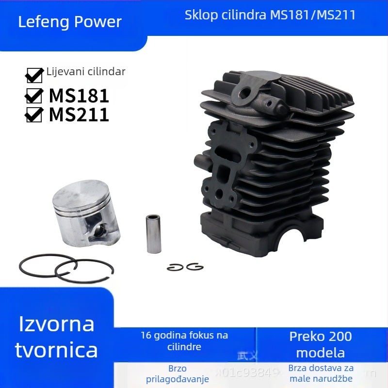 MS181/MS211 lijevani cilindar za lančanu pilu