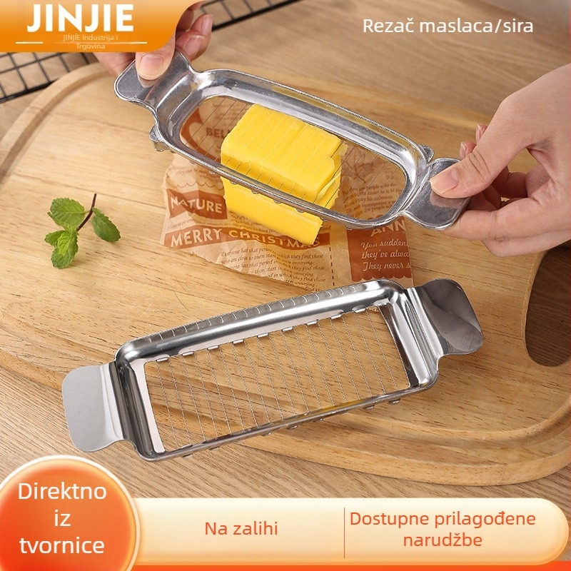 Nehrđajući čelični rezač za sir i odjeljivač, višenamjenski alat za maslac, jaja i foie gras