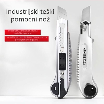 012 Komplet od pet velikih višenamjenskih noževa za industrijsku upotrebu, otvarač kutija, višenamjenski nož, nož za tapete