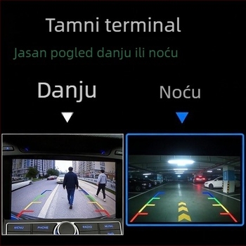 HD kamera za stražnji pogled s 12 LED-icama, CVBS, 720×480, 12V auto kamera