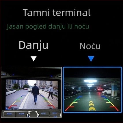 HD kamera za stražnji pogled s 12 LED-icama, CVBS, 720×480, 12V auto kamera
