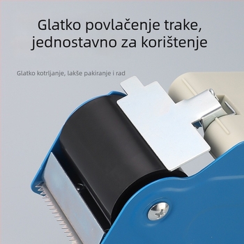 Ručni metalni zatvarač za kartonske kutije s 2-inčnom trakom