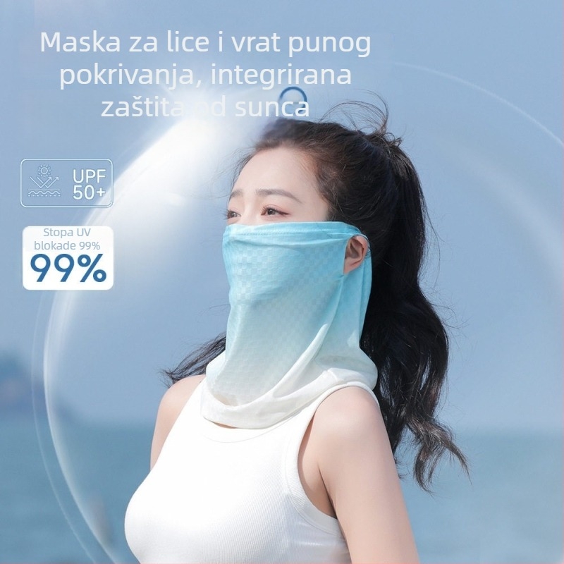 Ljetna maska za sunce Ice Silk za žene, lagana za vanjsku upotrebu