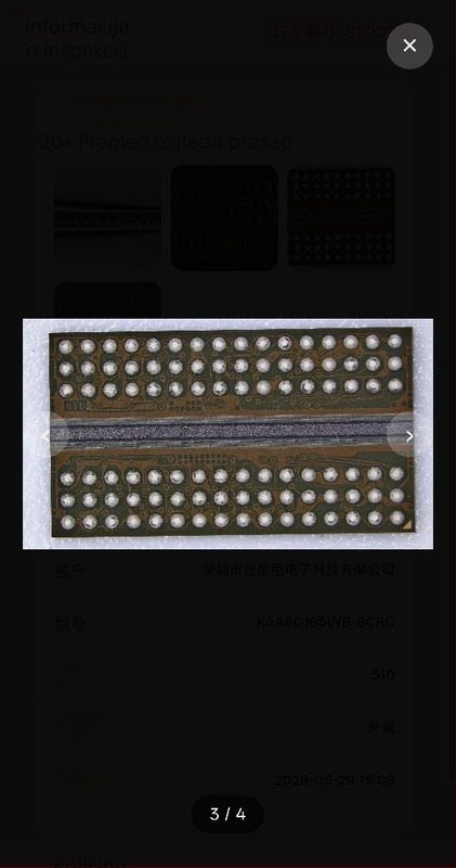 K4B1G1646G K4B1G1646G-BCH9 BGA IC čip