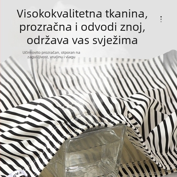Muški pamučni pidžama šorcevi s kamuflažom, plus veličina, kućna odjeća