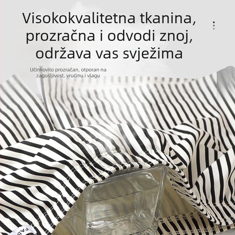 Muški pamučni pidžama šorcevi s kamuflažom, plus veličina, kućna odjeća