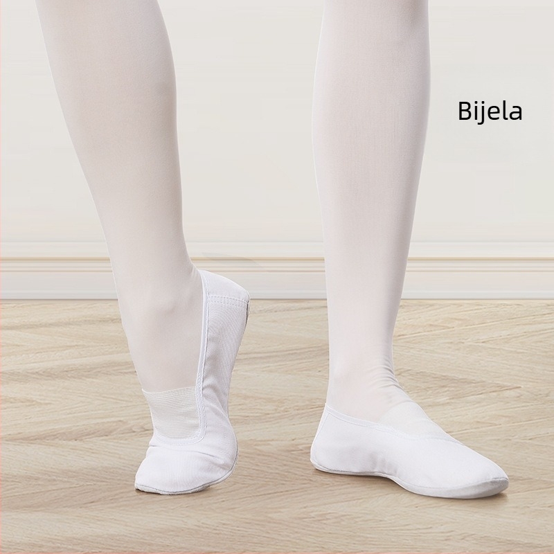 Ljetne unutarnje plesne cipele za djevojčice s mekanom potplatom – za pozornicu, balet, moderni ples i jogu