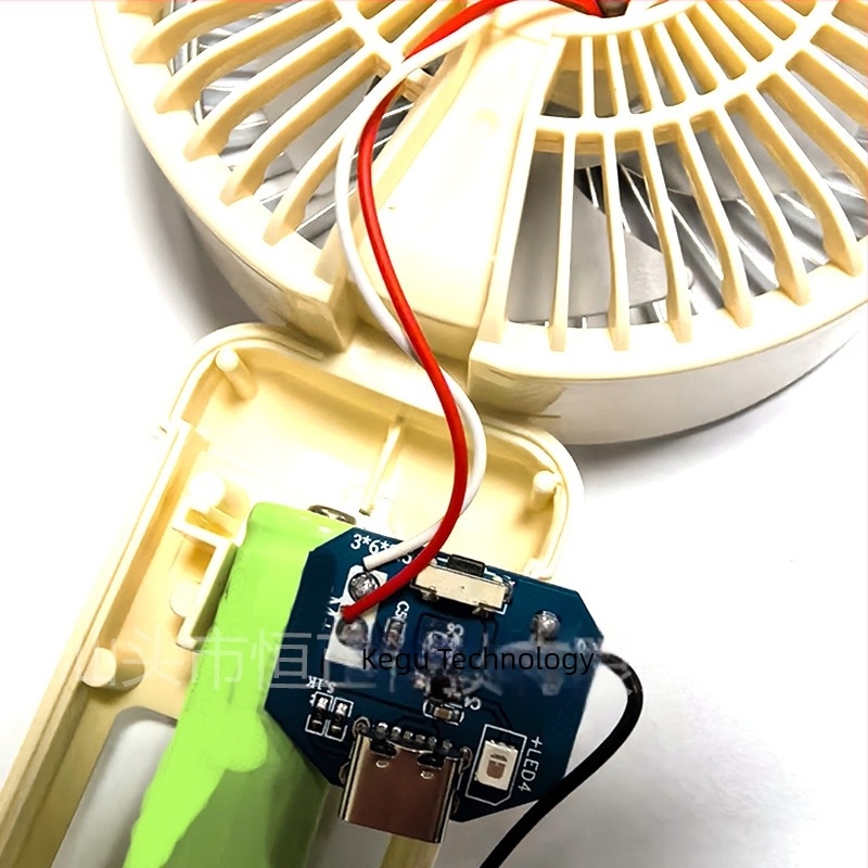 Ručni USB ventilator s višestrukim podešavanjem brzine i dizajnom PCBA IC