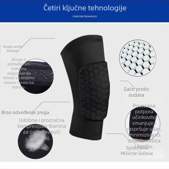 Dječji set zaštite koljena s laganom pjenom za biciklizam i košarku