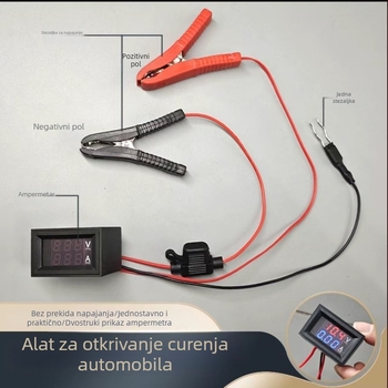 Automobilski alat za detekciju curenja električne energije i tester kvarova baterije