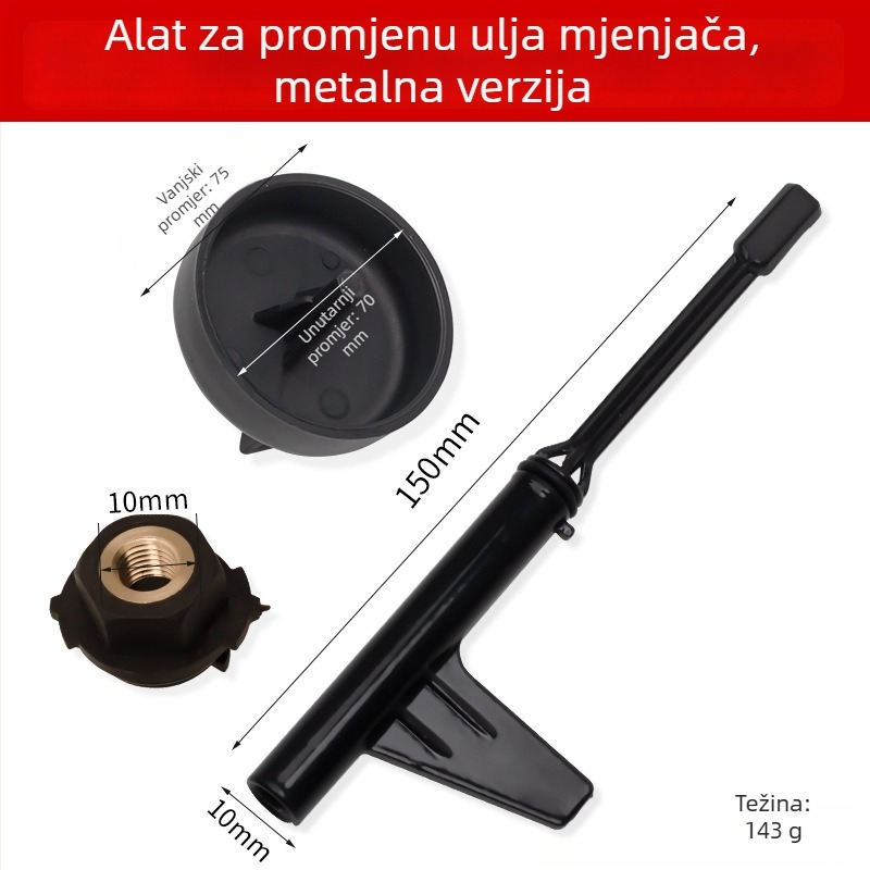 Alat za promjenu ulja i provjeru razine ulja za Mercedes‑Benz 9G mjenjač