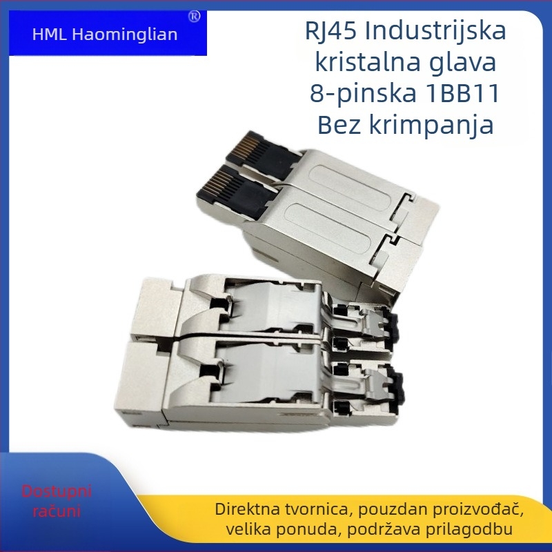 Siemens RJ45 zaštićeni industrijski Ethernet konektor, 8 pinova, 6GK1901-1BB11