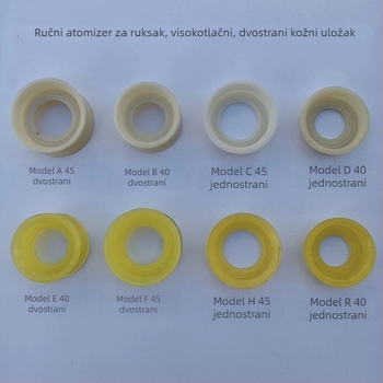 Ručni natrag raspršivač s kožnim posudom, dvostruki visoki tlak, retro raspršivač za zaštitu biljaka