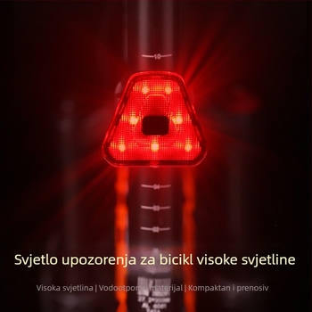 Punljivo stražnje svjetlo za planinske i cestovne bicikle; svjetlo za noćnu vožnju za električne bicikle — dodatna oprema za biciklizam
