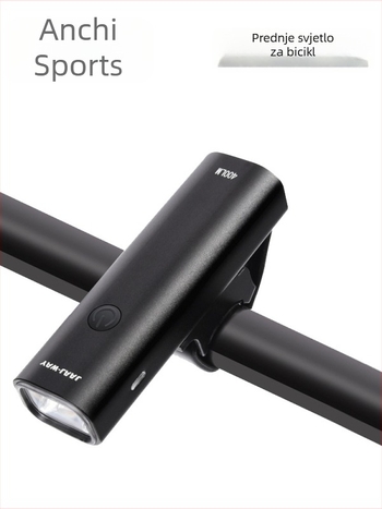 Prednja svjetiljka za bicikl visoke jačine, USB-punjiva za MTB i cestovne bicikle, univerzalno biciklističko osvjetljenje s upozoravajućom lampom