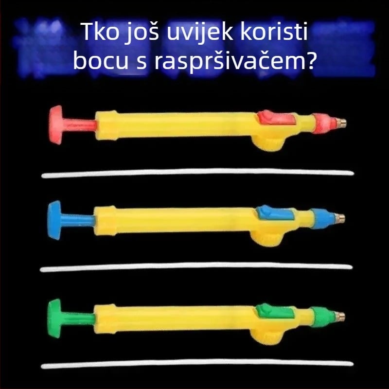 Ručni raspršivač za zalijevanje biljaka s mlaznicom i raspršivačkom šipkom