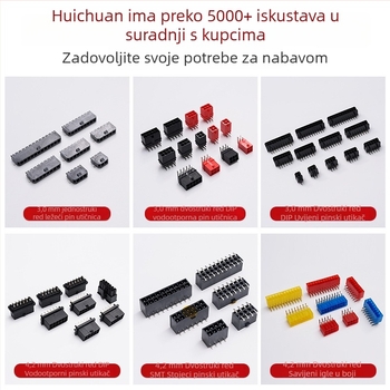 4,2 mm dvostruki red pin header, 1P-12P, 5569 ženski header, LCP visokotemperaturni materijal, 87424 zamjenski kabel-ploča konektor
