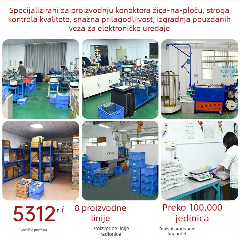 4,2 mm dvostruki red pin header, 1P-12P, 5569 ženski header, LCP visokotemperaturni materijal, 87424 zamjenski kabel-ploča konektor