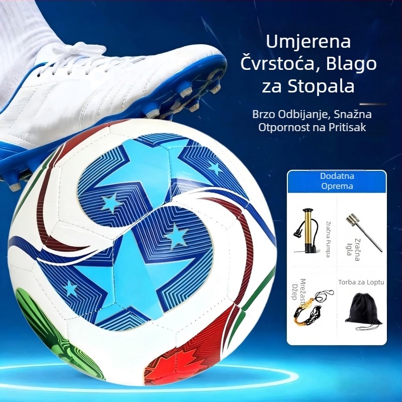 Nogometna lopta za djecu i osnovnoškolce, Svjetsko prvenstvo 2026, veličina 4 za trening, veličina 5 za natjecanje, standardna lopta za utakmice