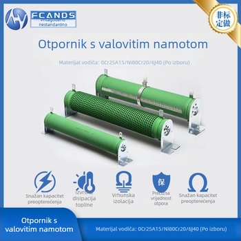 Rxg20 Keramički cijevni otpornik s namotom žice za inverter i servo, podesiva komponenta otpora