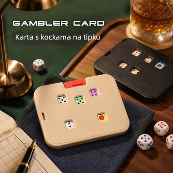 Mehaničke kartice za pritiskanje i kockice – Party igre s kartama, EDC igra za opuštanje, dar