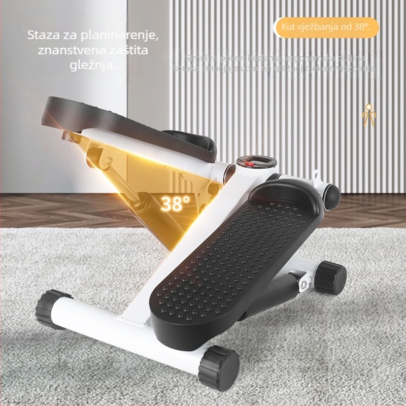Višenamjenski kućni stepper s hidrauličkim otporom, kompaktna tiha fitness oprema za oblikovanje nogu
