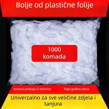 Jednokratni PE poklopci za posude, set od 2 komada, zaštita od prašine