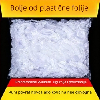 Jednokratni PE poklopci za posude, set od 2 komada, zaštita od prašine