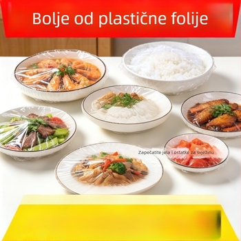 Jednokratni PE poklopci za posude, set od 2 komada, zaštita od prašine