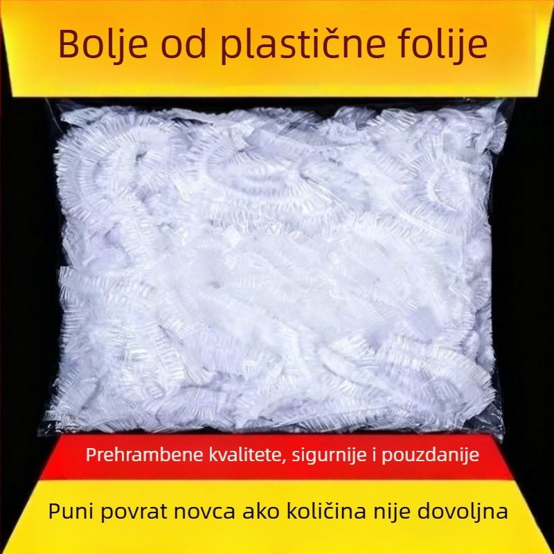 Jednokratni PE poklopci za posude, set od 2 komada, zaštita od prašine