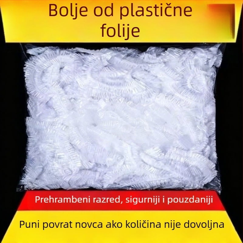 Jednokratni PE poklopci za posude, set od 2 komada, zaštita od prašine