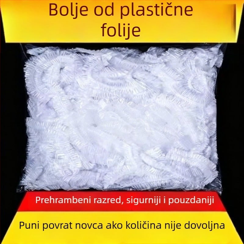 Jednokratni PE poklopci za posude, set od 2 komada, zaštita od prašine