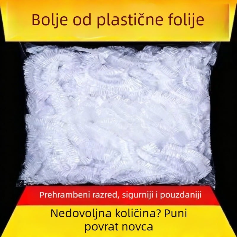 Jednokratni PE poklopci za posude, set od 2 komada, zaštita od prašine