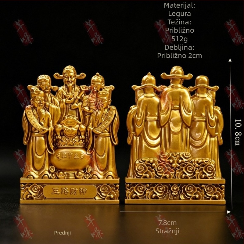 Statua boga bogatstva – Buddha, za privlačenje bogatstva, dekor bar-pulta, hodnik i ulaz