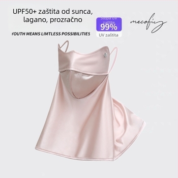 Ljetna 3D maska za vrat s UV zaštitom od Ice Silk materijala za vožnju i biciklizam