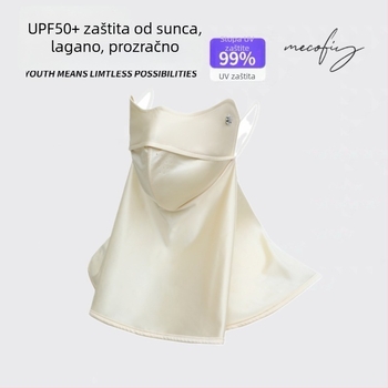 Ljetna 3D maska za vrat s UV zaštitom od Ice Silk materijala za vožnju i biciklizam
